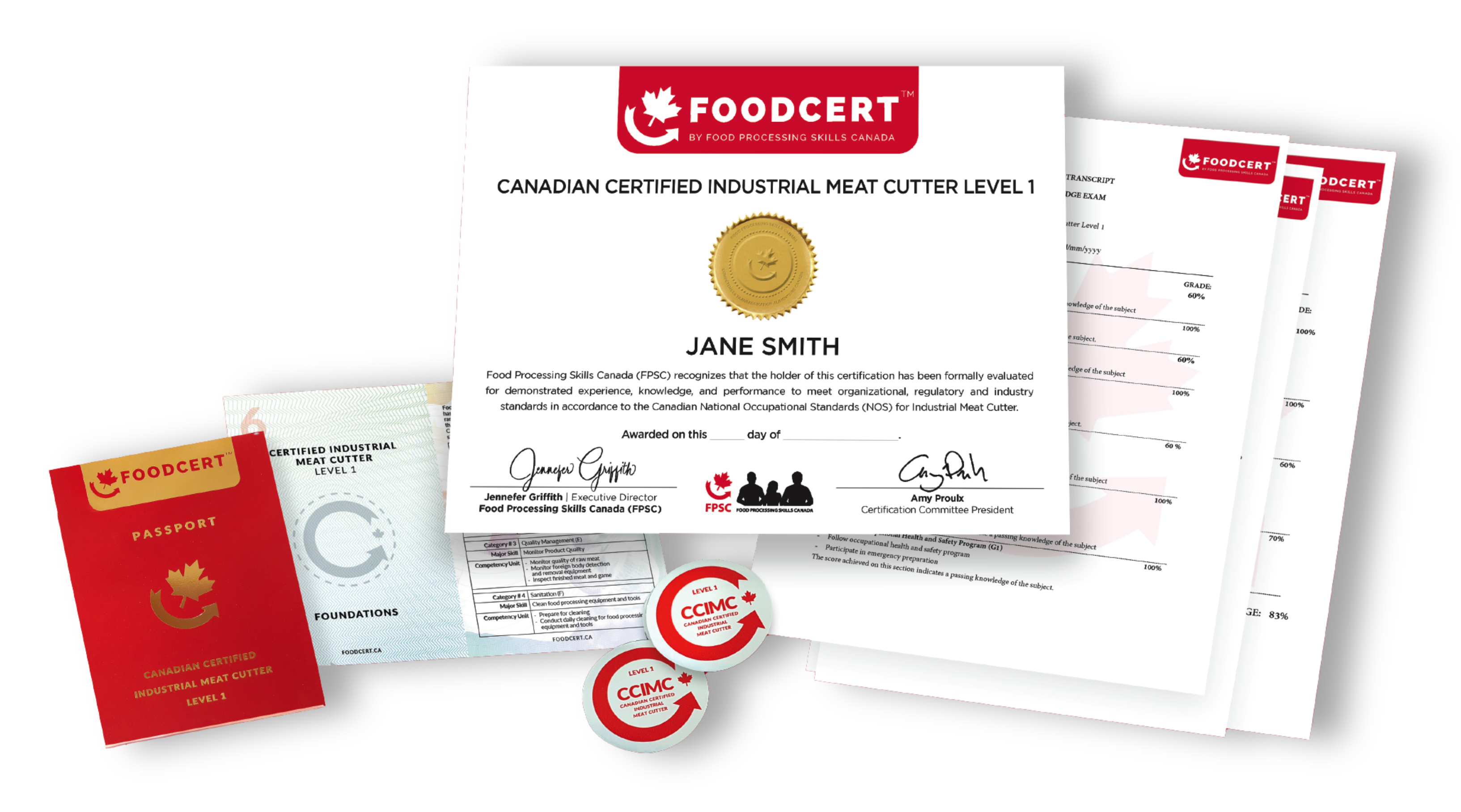 Documents received upon completion